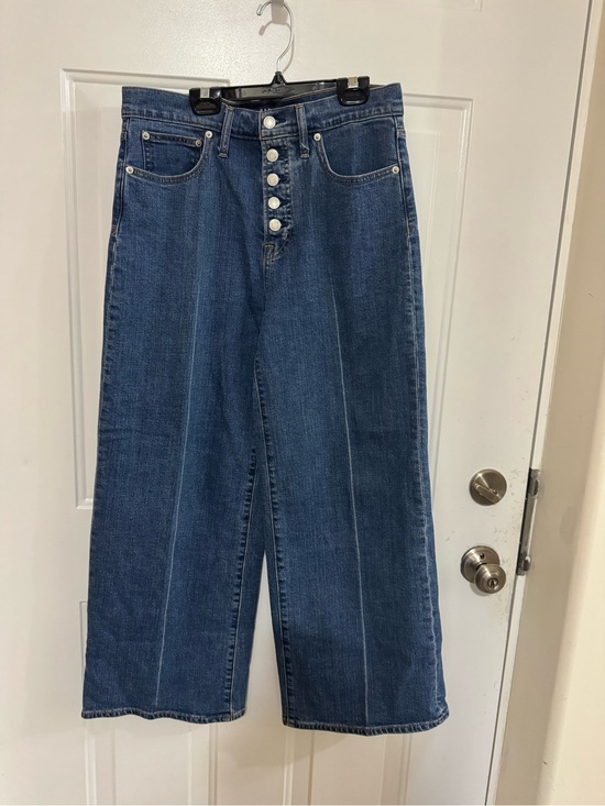 GAP Denim - Gap High-Rise Wide Leg Women's Jeans in Dark Blue